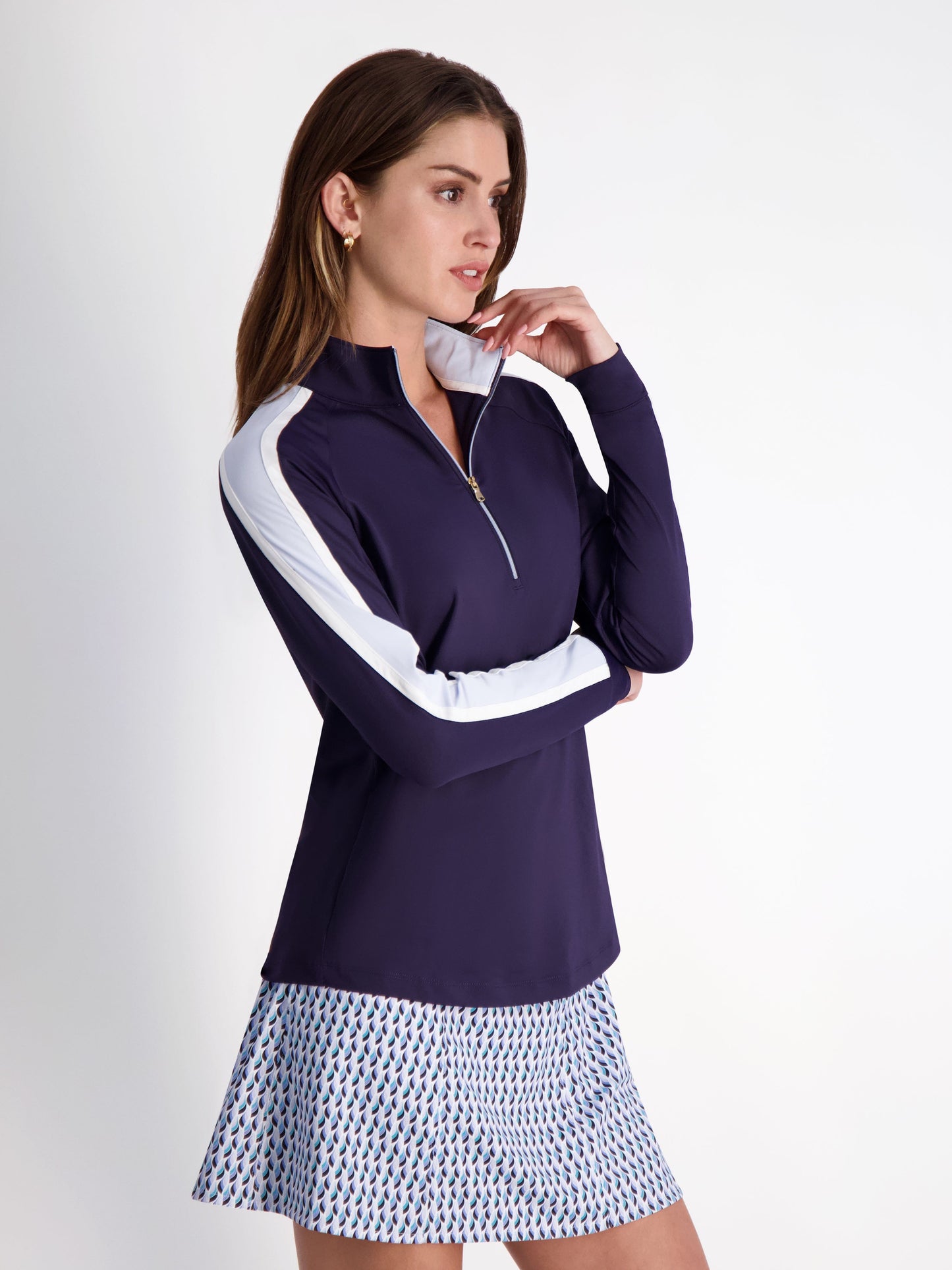 ERYN ZIP MOCK-SALE - Fairway & Greene