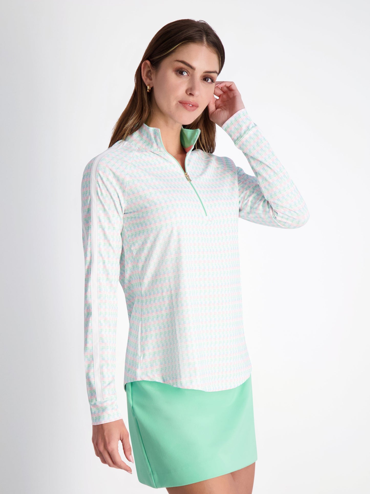 ERYN ZIP MOCK-SALE - Fairway & Greene