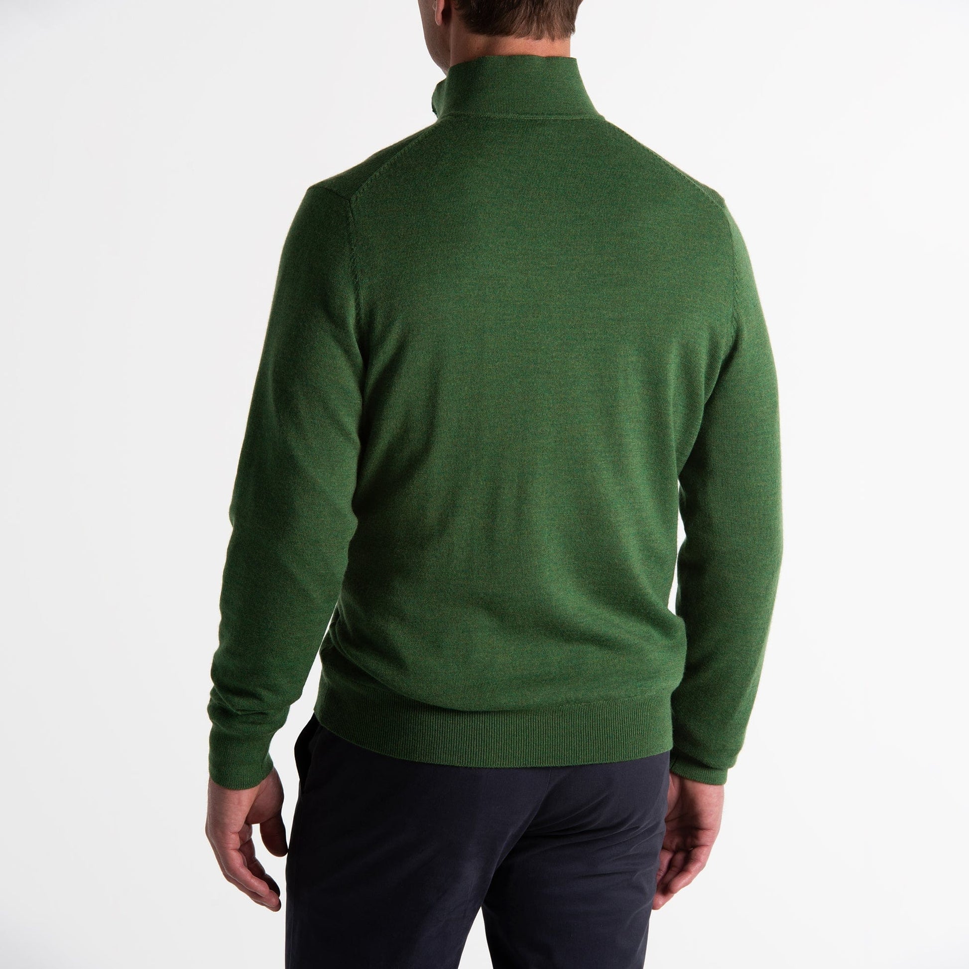 Baruffa Merino Quarter Zip Windsweater-Sale - Fairway & Greene