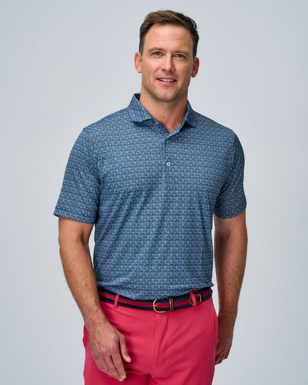 Seacliff Print Polo