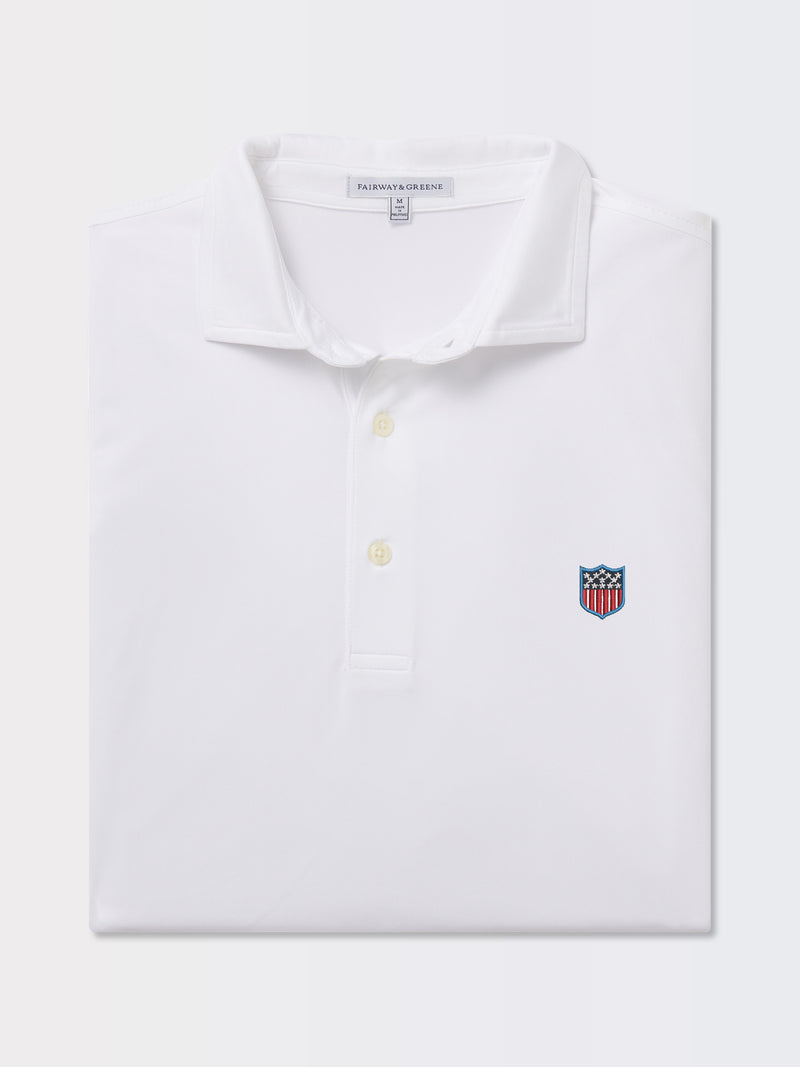 MIDDLETON SOLID POLO | USA SHIELD