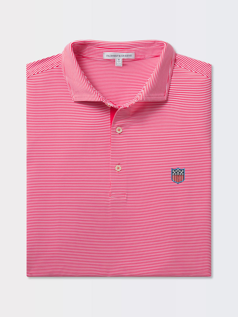 BRYANT STRIPE POLO | USA SHIELD