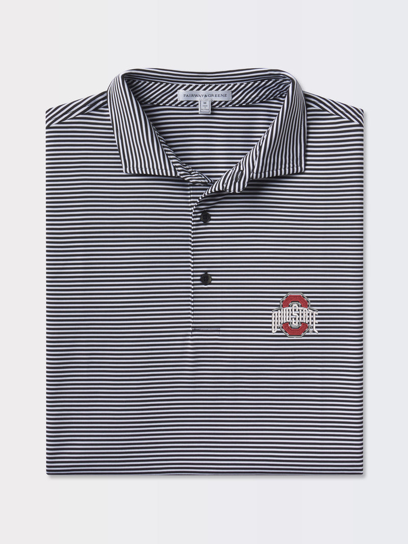 OHIO STATE UNIVERSITY | PARK STRIPE POLO | COLLEGIATE