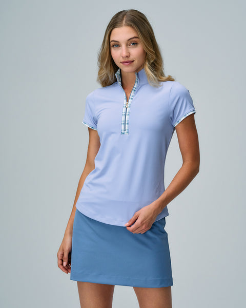 Dina Zip Mock | Women's Golf Quarter Zip – Fairway & Greene