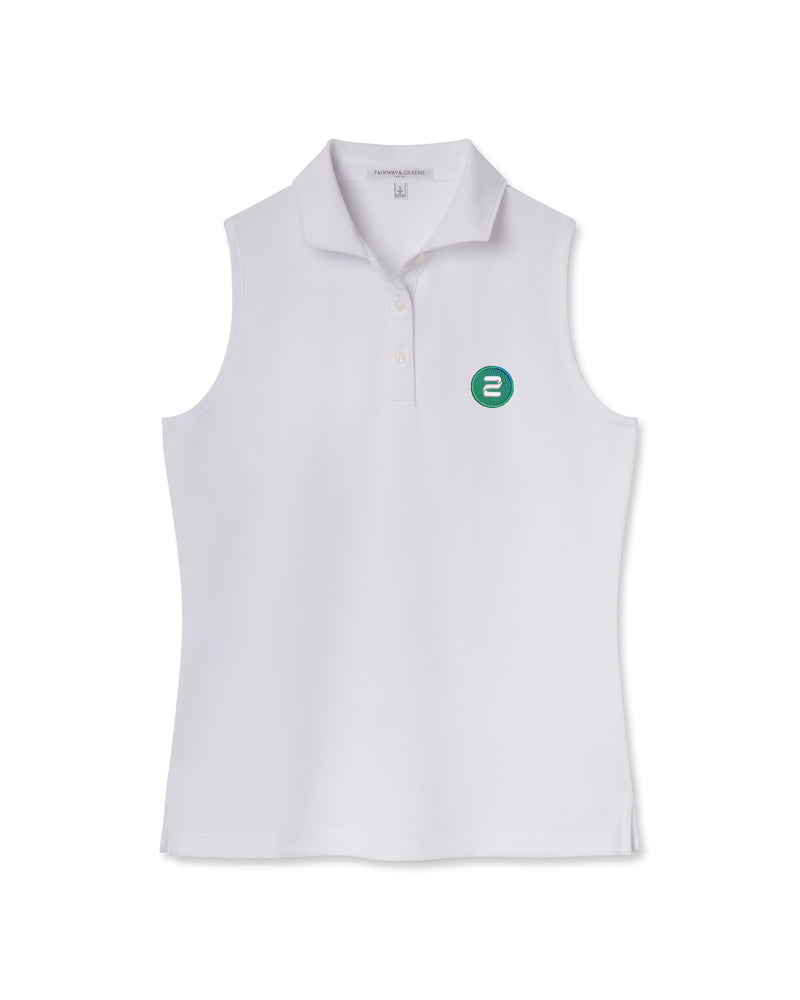 Diana Sleeveless Pique Polo | 2WAY Icon