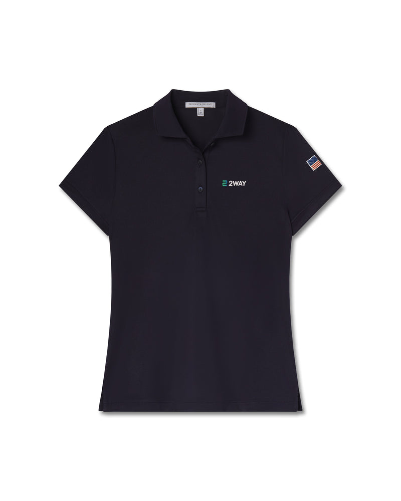Dawn Pique Short Sleeve Polo | 2WAY x American Flag