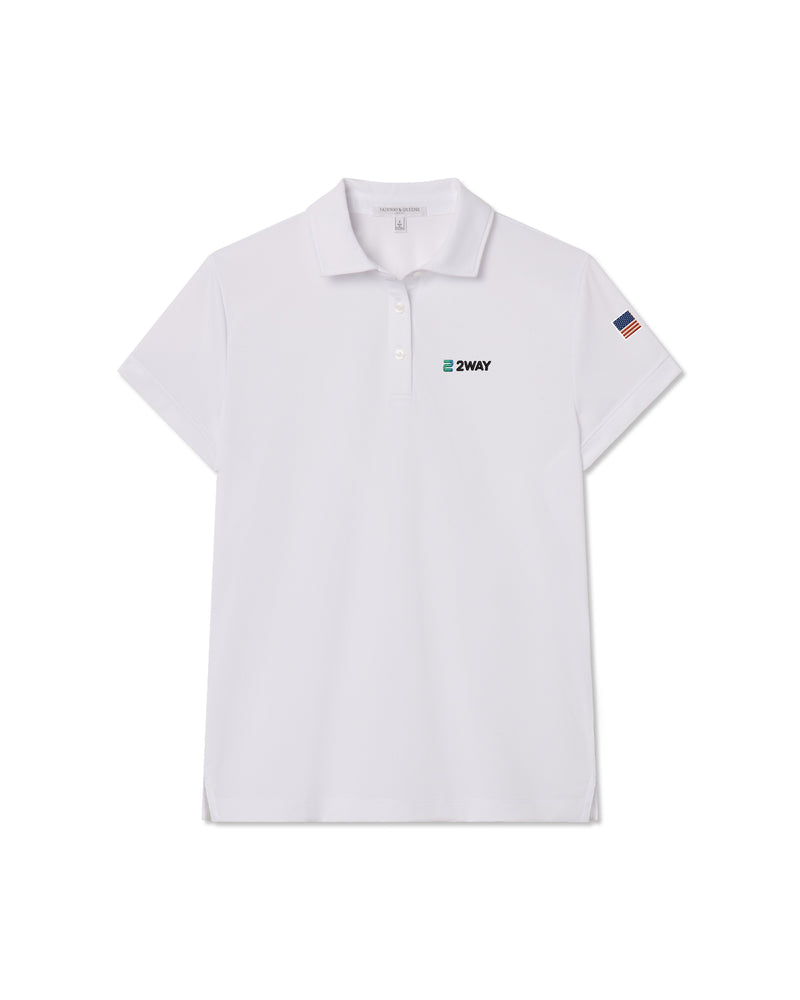 Dawn Pique Short Sleeve Polo | 2WAY x American Flag