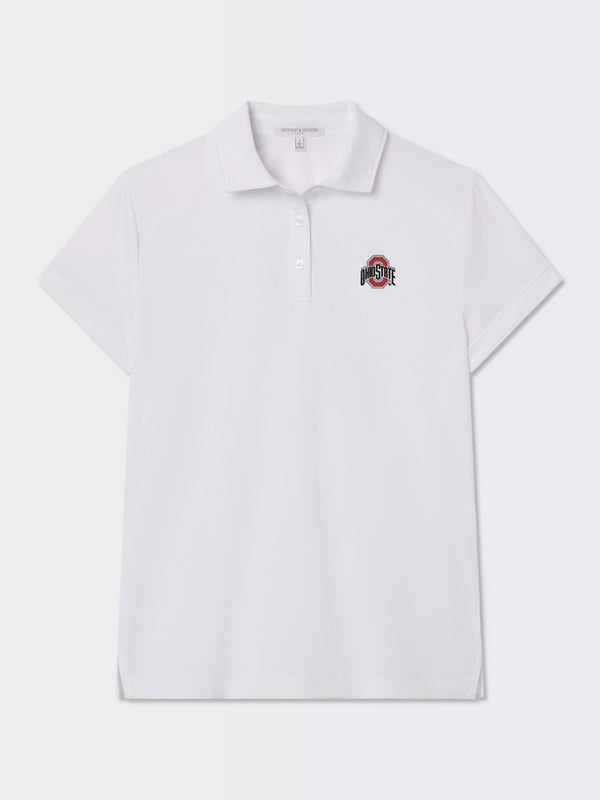 OHIO STATE UNIVERSITY | DAWN PIQUE SHORT SLEEVE POLO | COLLEGIATE