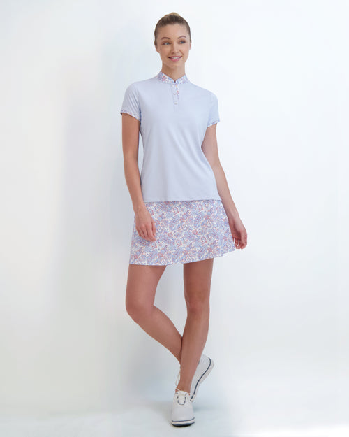 HEIDI SNAP CAP SLEEVE POLO