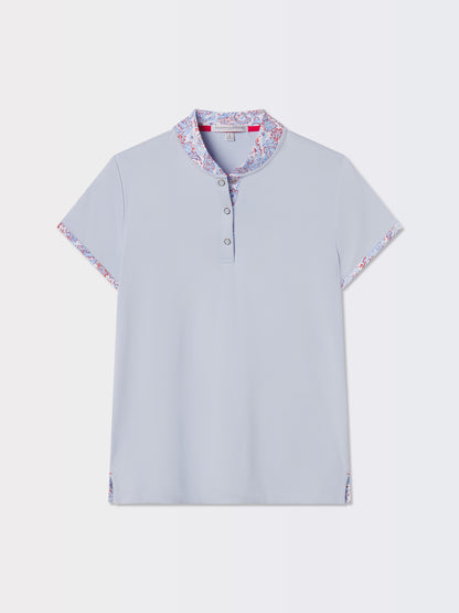 HEIDI SNAP CAP SLEEVE POLO