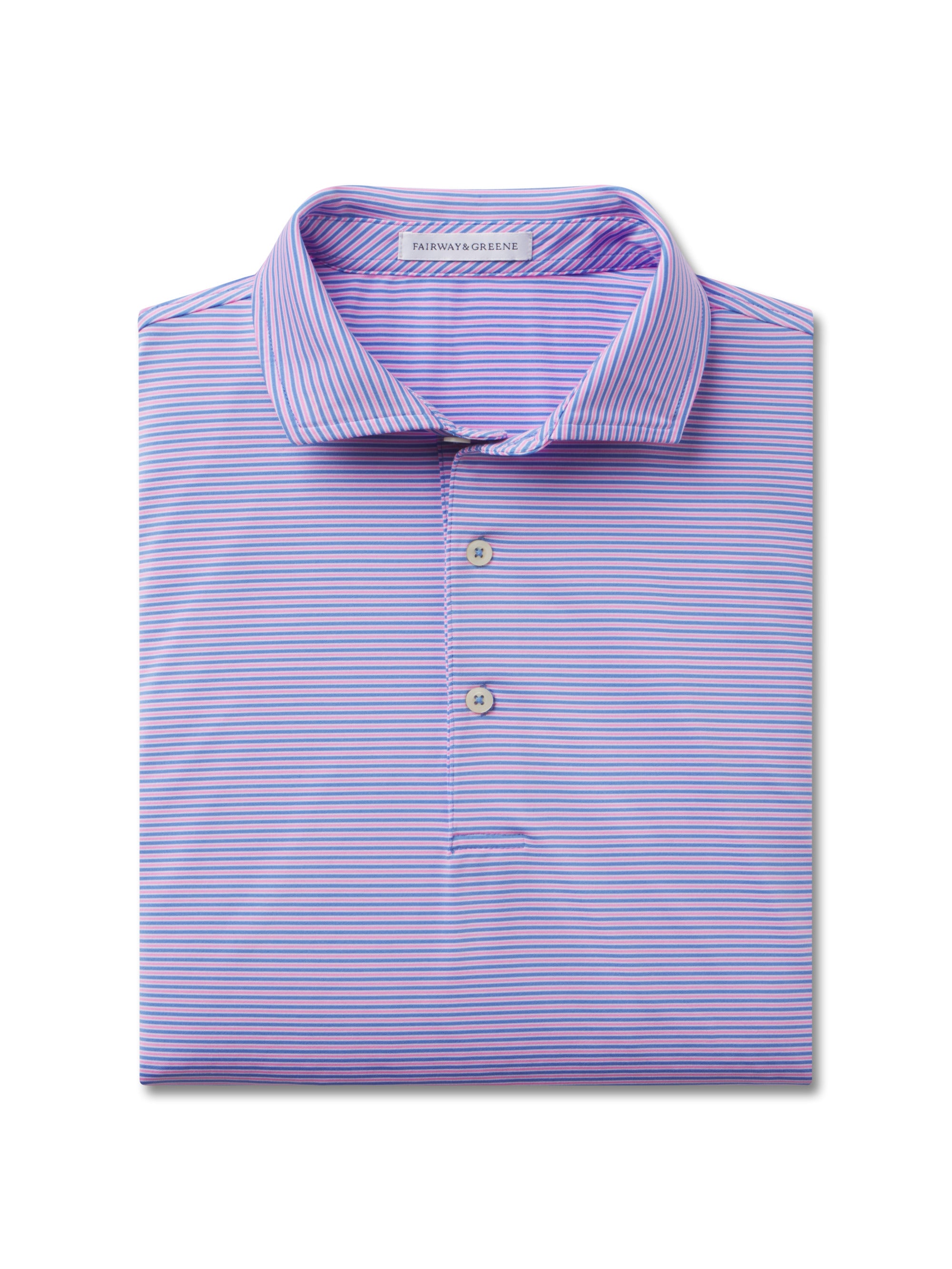 Harbour Stripe Polo | Men's Golf Polo – Fairway & Greene