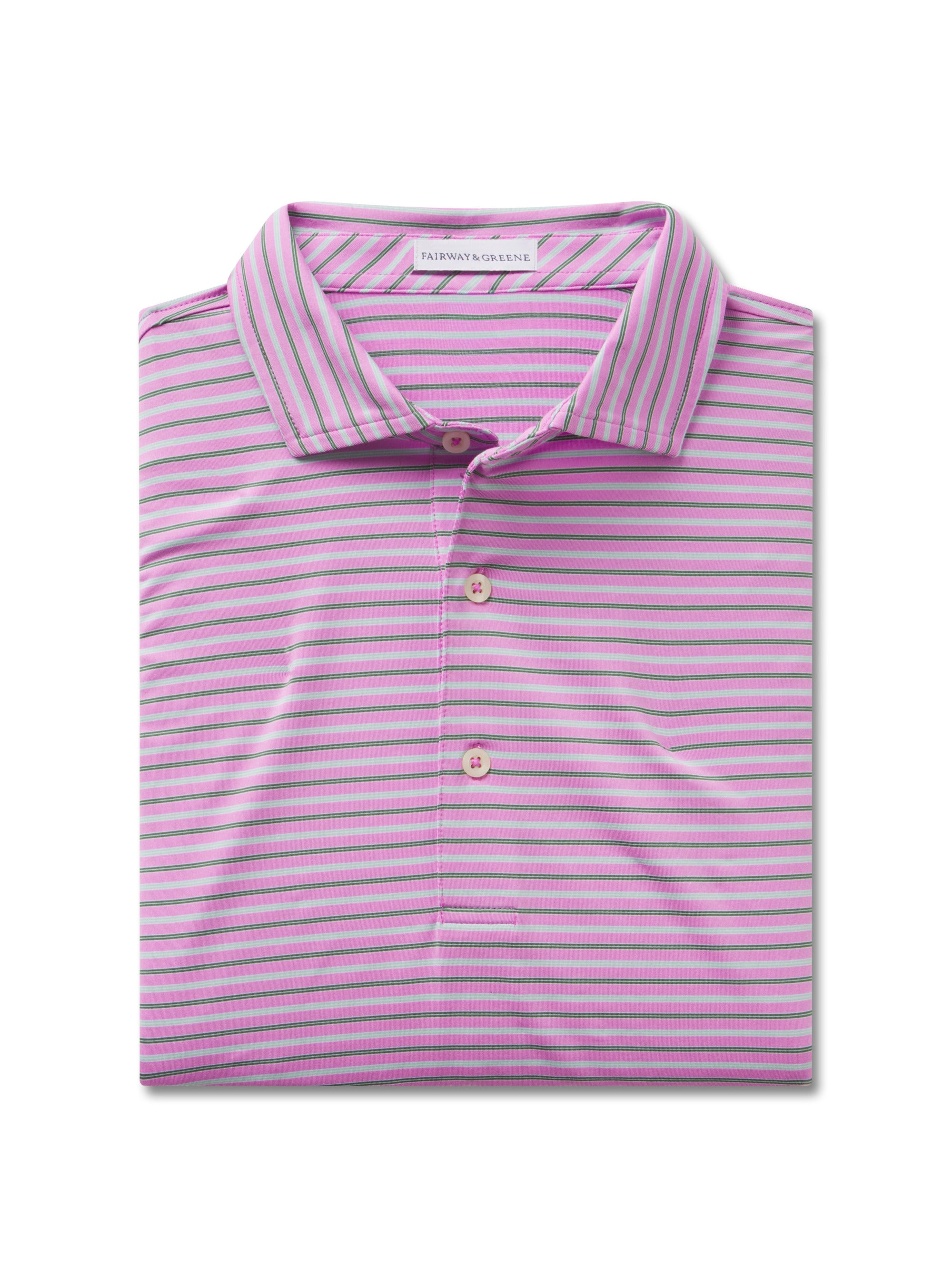Galiano Stripe Polo | Men's Golf Polo – Fairway & Greene