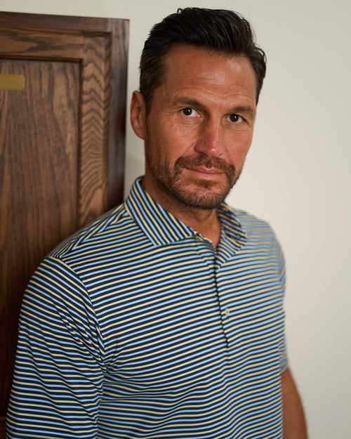 Galiano Stripe Polo