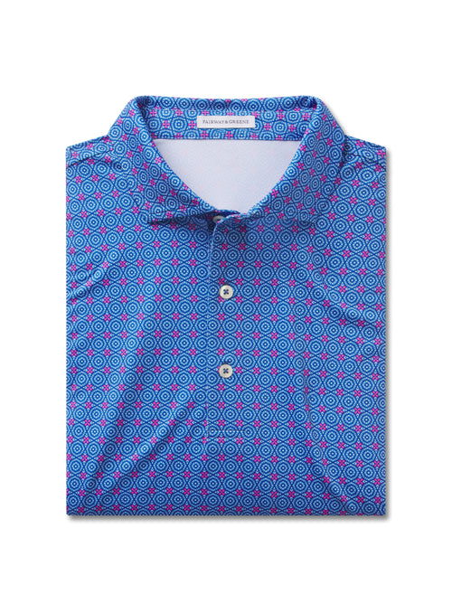 Lantana Print Polo