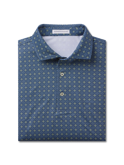 Lantana Print Polo