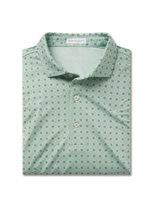 Lantana Print Polo