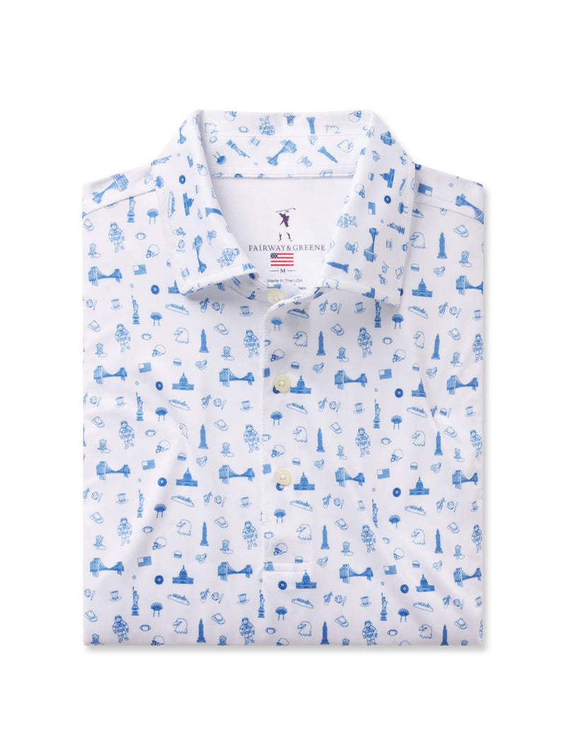 USA National Print Polo