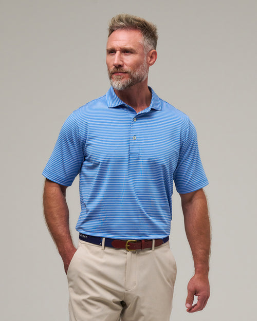 NEWBURYPORT STRIPE POLO