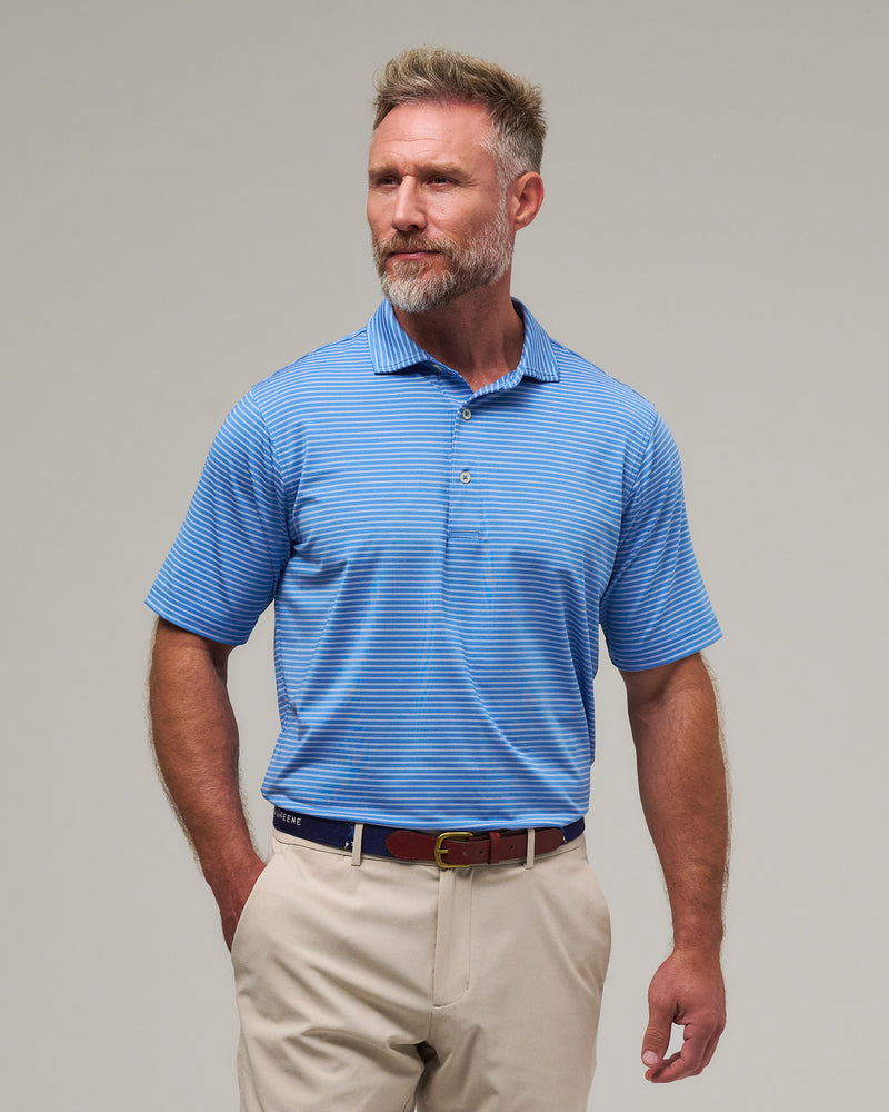 NEWBURYPORT STRIPE POLO