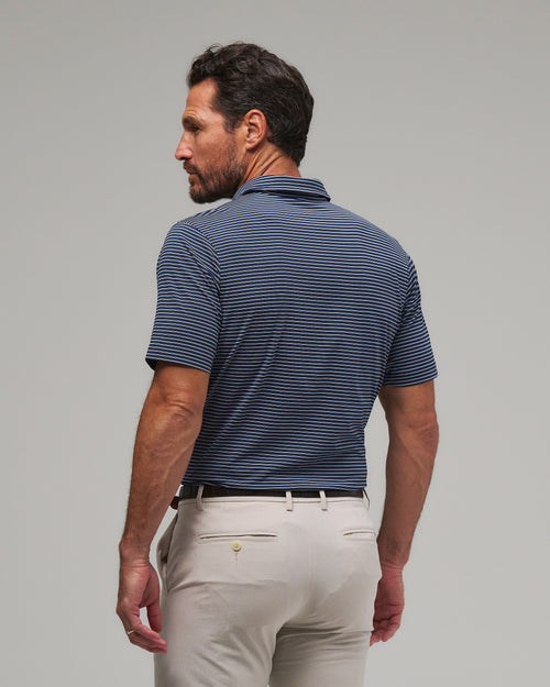 NEWBURYPORT STRIPE POLO