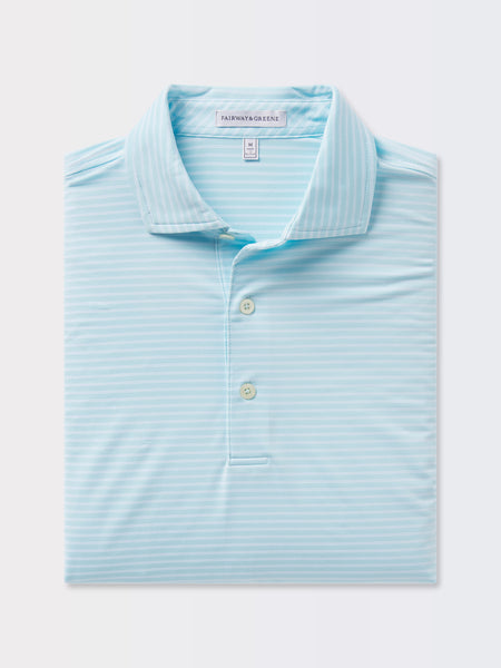 BRIEFING GOLF SHADOW STRIPE POLO（NAV／M） Newburyport Stripe Polo | Men's Golf Polo – Fairway & Greene