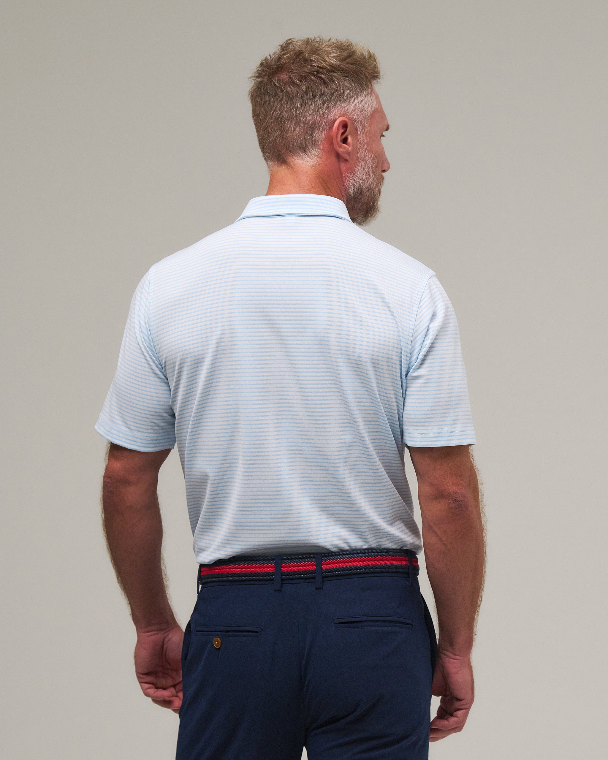 Newburyport Stripe Polo | Men's Golf Polo – Fairway & Greene