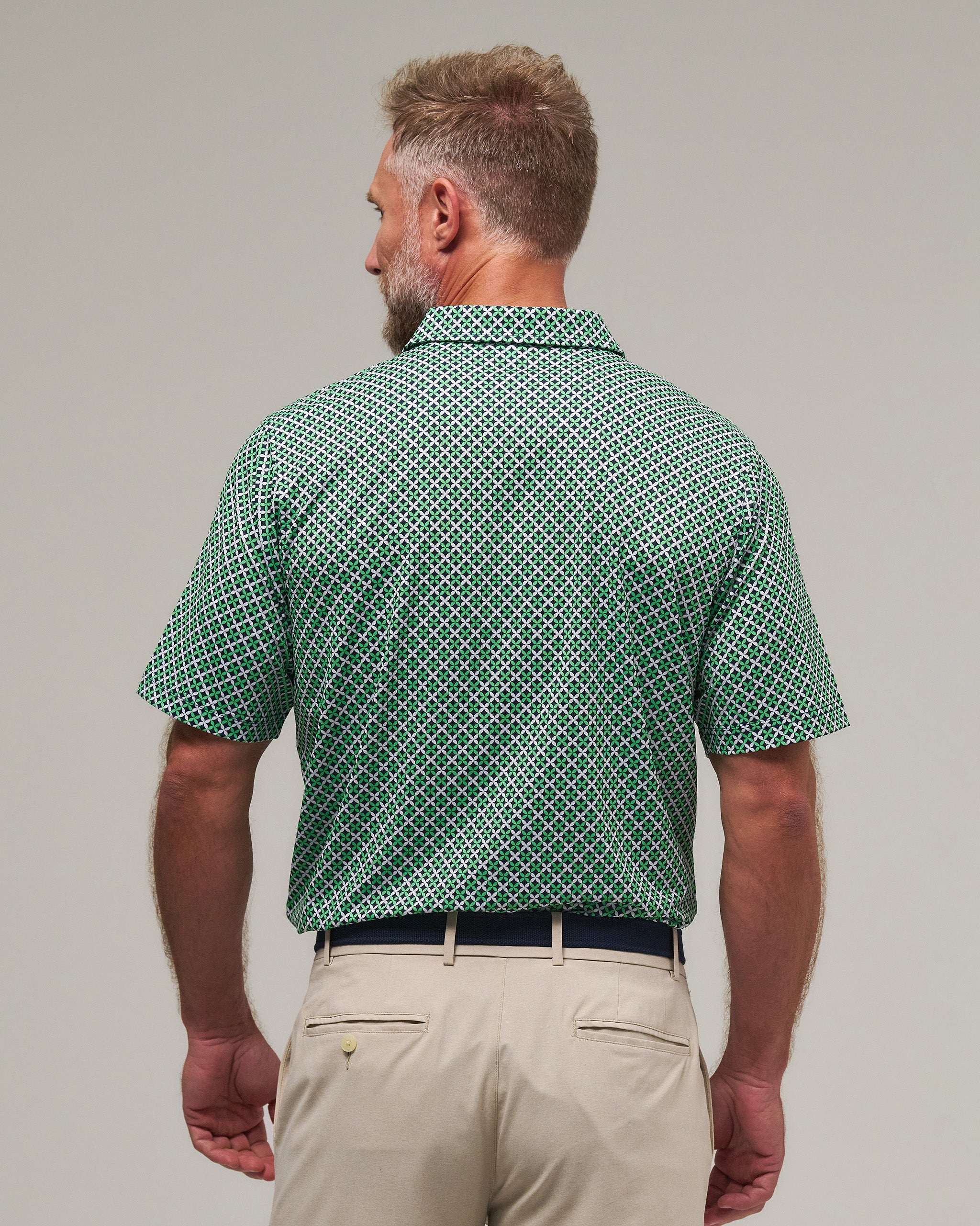 Rockport Print Polo | Men's Golf Polo – Fairway & Greene