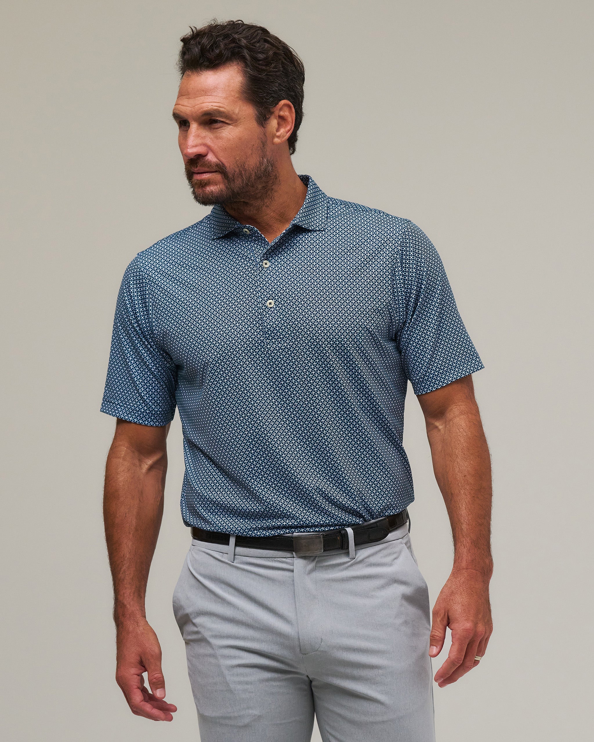 WEBSTER PRINT POLO – Fairway & Greene