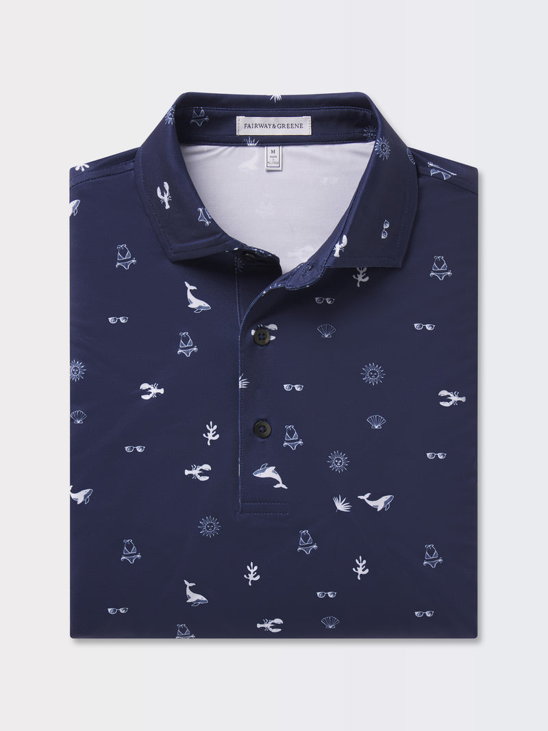 GOOD HARBOR PRINT POLO