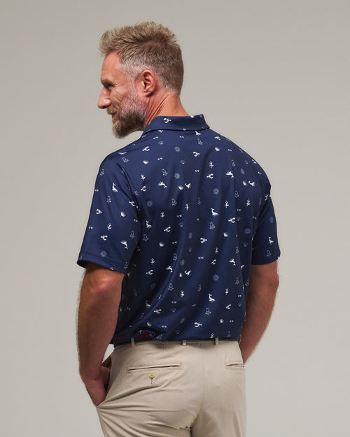 GOOD HARBOR PRINT POLO