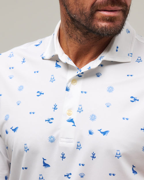 GOOD HARBOR PRINT POLO