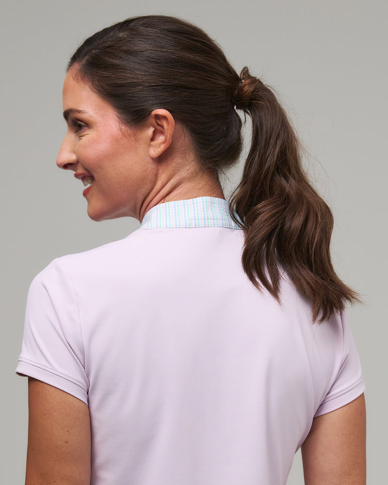 EMILIE SHORT SLEEVE ZIP