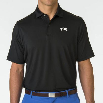 TCU | USA Tournament Solid Tech Jersey Polo | Collegiate