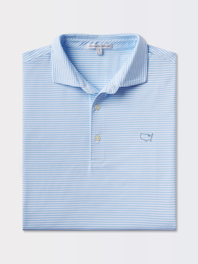 Park Stripe Polo | USA Map Outline