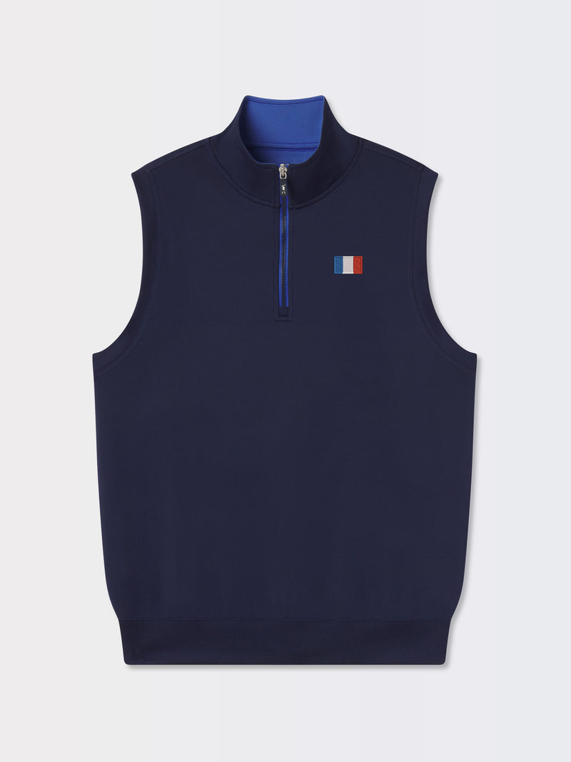 CAVES QUARTER ZIP VEST | FRANCE