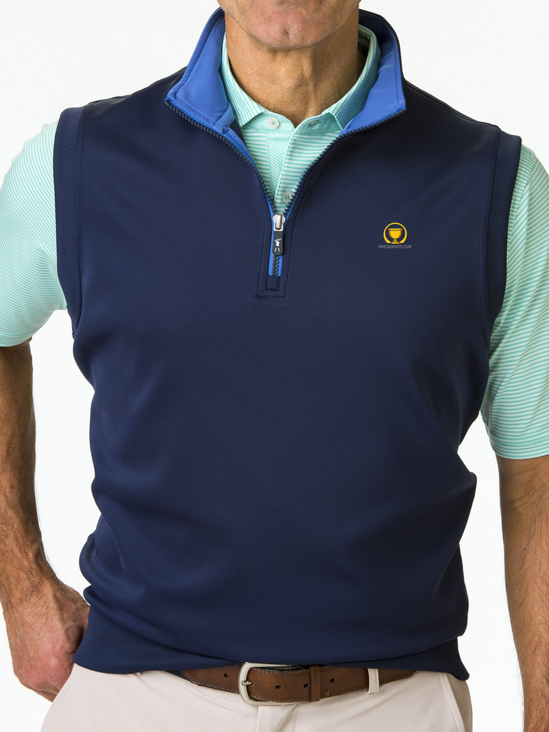 Caves Solid Quarter Zip Vest