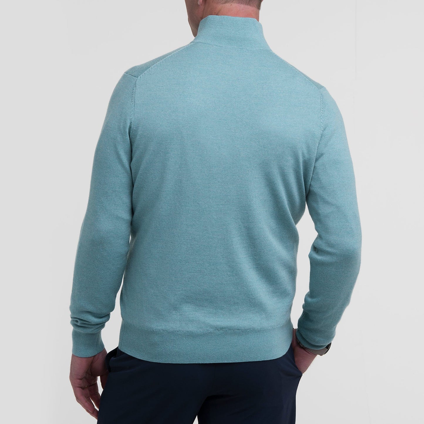 Baruffa Merino Quarter Zip Windsweater - Fairway & Greene