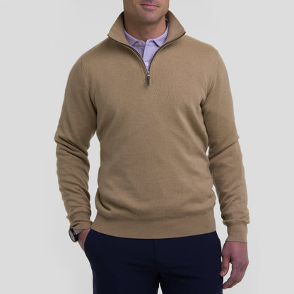 Baruffa Merino Quarter Zip Windsweater