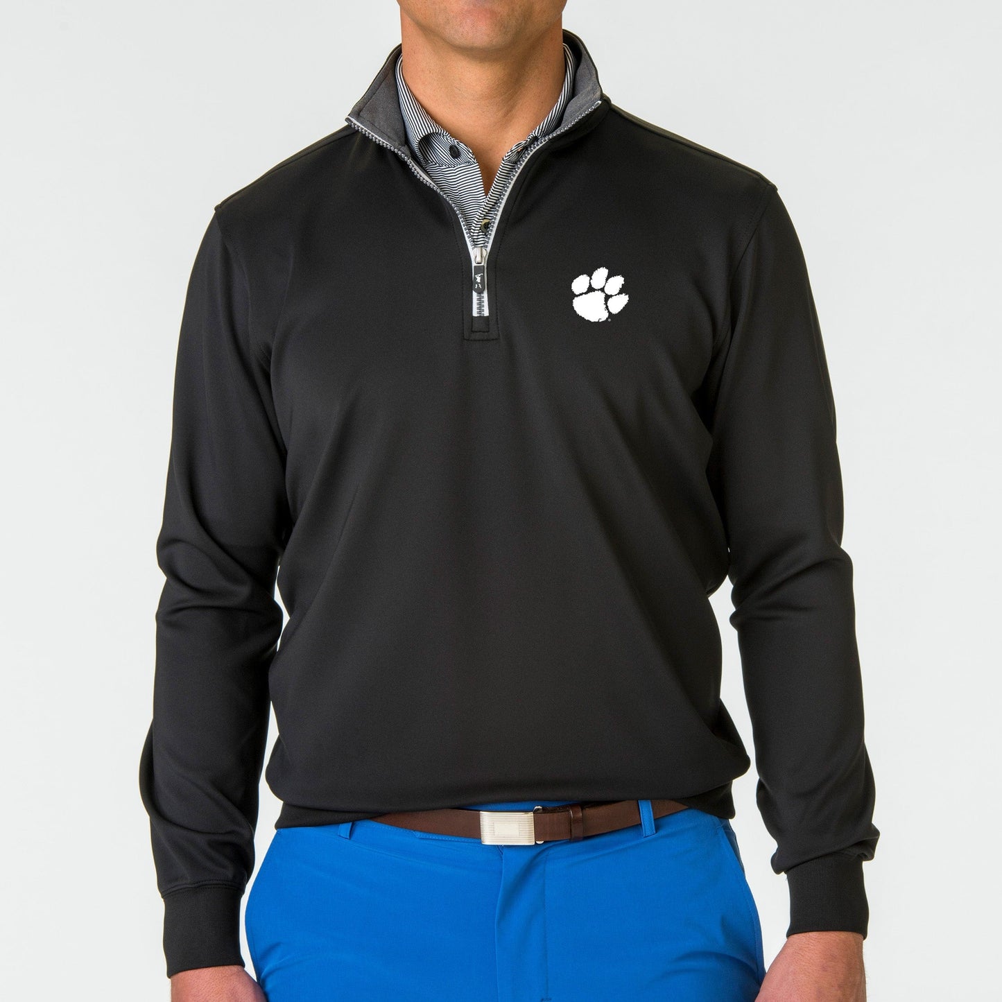 Clemson | Caves Quarter Zip Pullover | Collegiate - Fairway & Greene