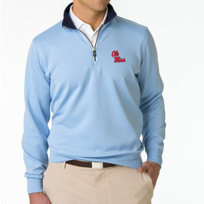 Ole Miss | Caves Quarter Zip Pullover | Collegiate - Fairway & Greene