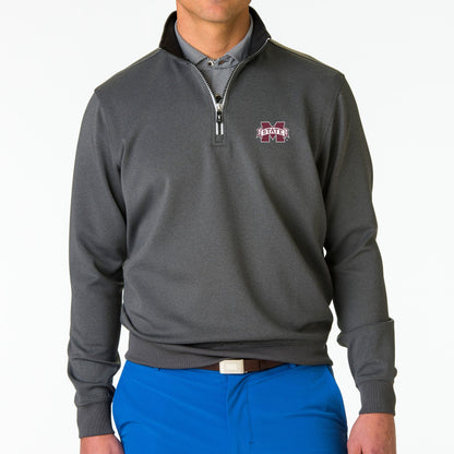 Mississippi State | Caves Quarter Zip Pullover | Collegiate - Fairway & Greene