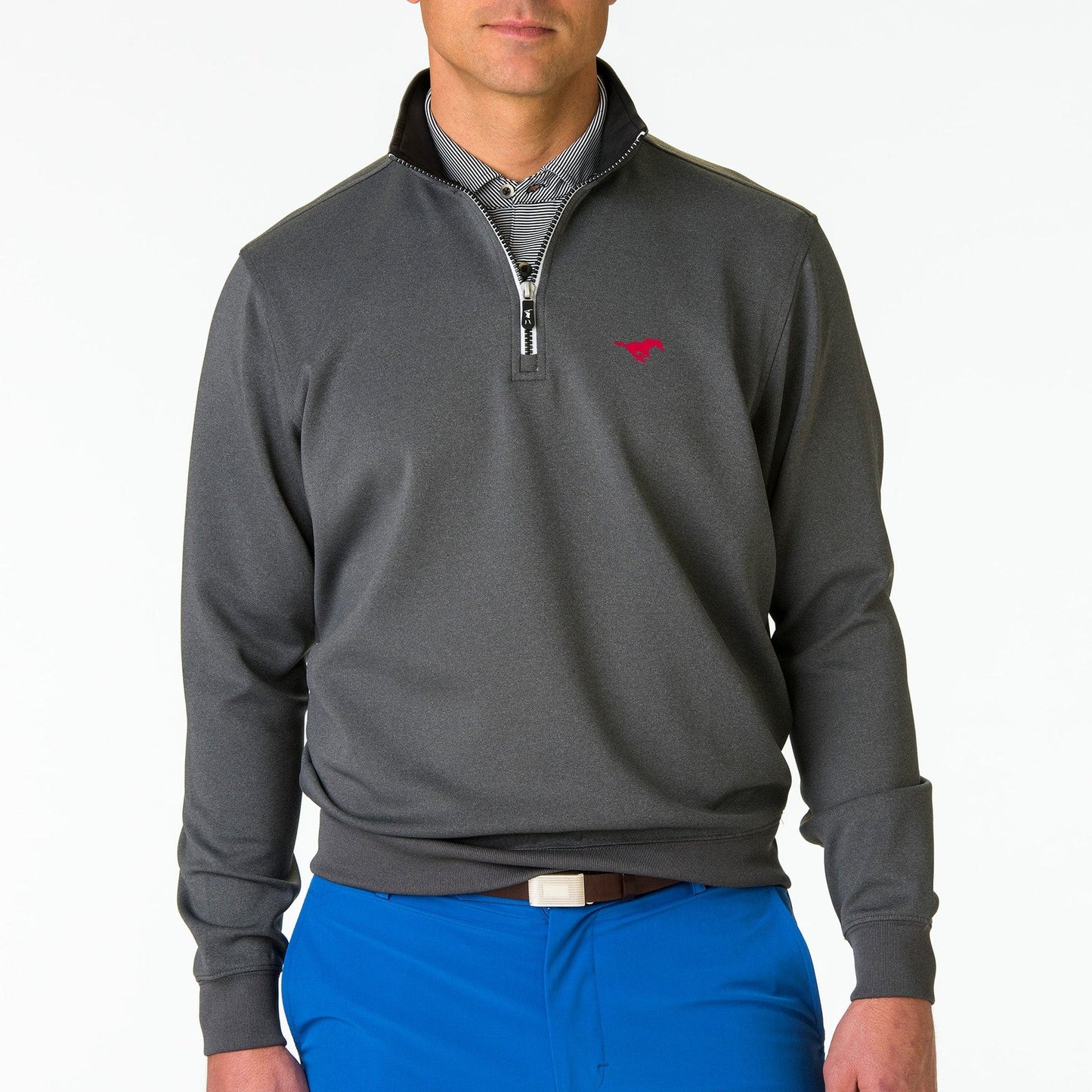 SMU | Caves Quarter Zip Pullover | Collegiate - Fairway & Greene