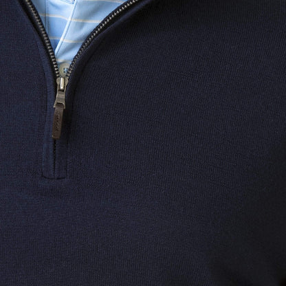 Baruffa Merino Quarter Zip Sweater - Fairway & Greene