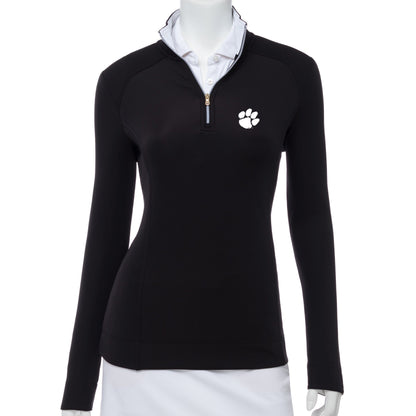 Clemson | Wells Quarter Zip | Collegiate - Fairway & Greene