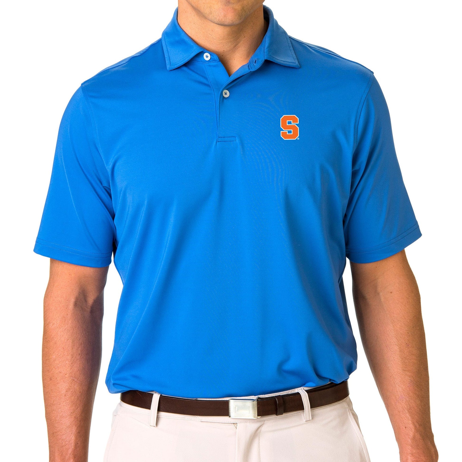 Syracuse | USA Tournament Solid Tech Jersey Polo | Collegiate - Fairway & Greene