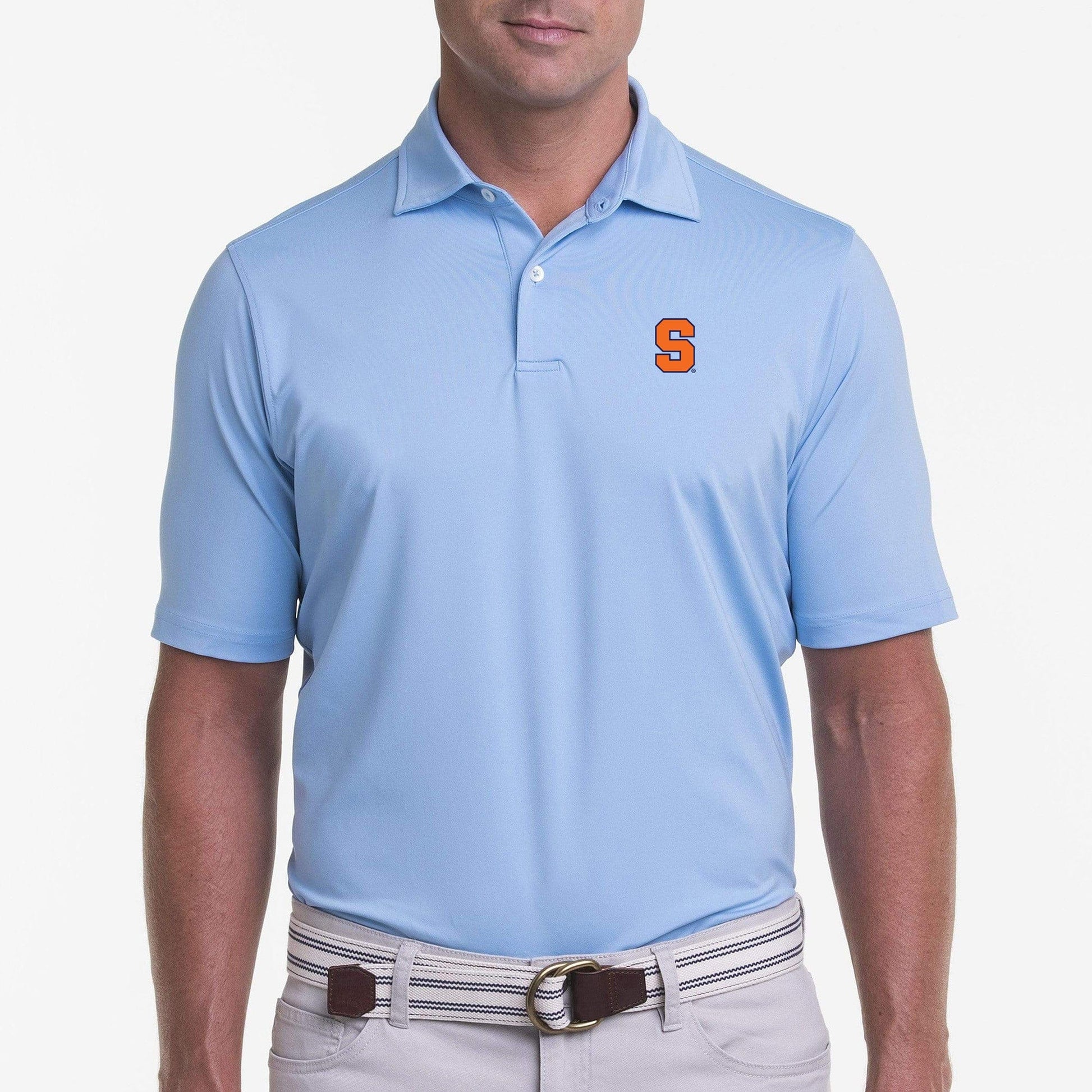 Syracuse | USA Tournament Solid Tech Jersey Polo | Collegiate - Fairway & Greene