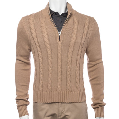 The Sahara Cable 1/4 Zip - Fairway & Greene