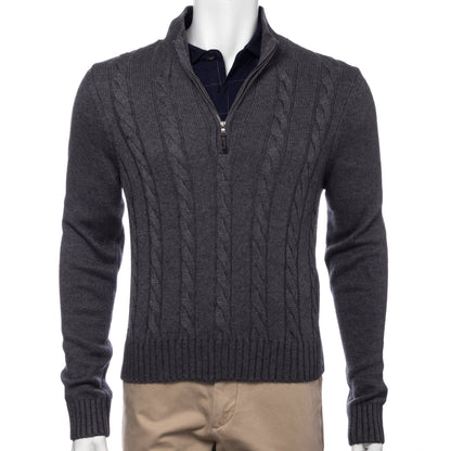 The Sahara Cable 1/4 Zip - Fairway & Greene