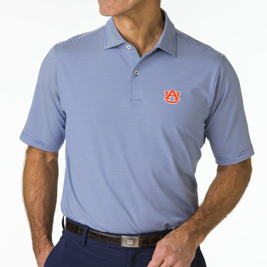 Auburn | USA Mini Stripe Jersey Polo | Collegiate - Fairway & Greene