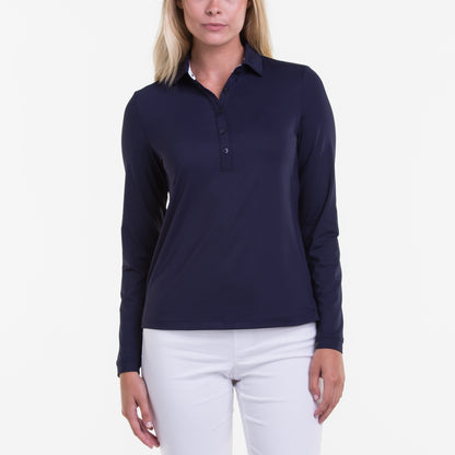 CATHERINE LONG SLEEVE POLO - Sale